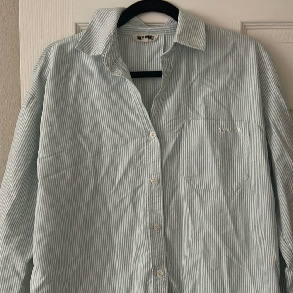 Djerf Avenue Breezy striped shirt